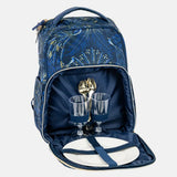 Sara Miller Peacock Parade Cooler Backpack In Navy
