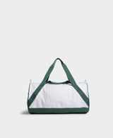 Sweaty Betty SB Canvas Duffel Bag in White/Green