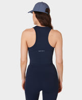Sweaty Betty All Day Cropped Tank in Navy Blue