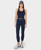 Sweaty Betty All Day Cropped Tank in Navy Blue