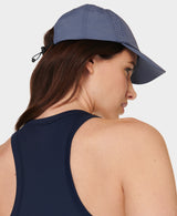 Sweaty Betty All Day Cropped Tank in Navy Blue