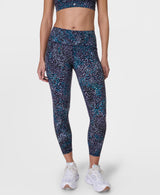 Sweaty Betty Power 7/8 Workout Leggings in Blue Aurora Print
