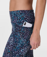 Sweaty Betty Power 7/8 Workout Leggings in Blue Aurora Print