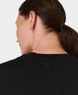 Sweaty Betty After Class Longline Sweatshirt in Black