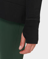Sweaty Betty After Class Longline Sweatshirt in Black