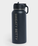 Sweaty Betty Keep It Chill Straw Water Bottle 950ml in Black