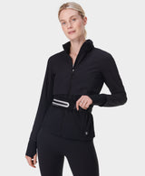 Sweaty Betty Pro Run Water Resistant Run Jacket in Black