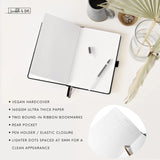 Scribble & Dotted Journal Gold Bee