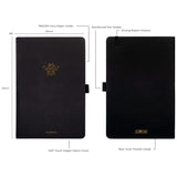 Scribble & Dotted Journal Gold Bee