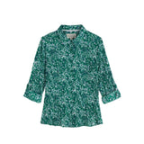 Seasalt Larissa Shirt In Woodland Floral Dark Stem