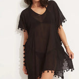 Seafolly Amnesia Kaftan In Black