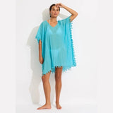 Seafolly Amnesia Kaftan In Atoll Blue
