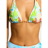 Seafolly Aquarius Reversible Longline Slide Triangle Bikini Top