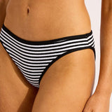 Seafolly Clubhouse Hipster Bikini Bottom In True Navy