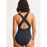 Seafolly Collective Cross Back One Piece In True Navy