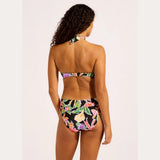 Seafolly Flowers Twist Band Mini Hipster Bikini Bottom