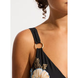 Seafolly Garden DD One piece In Black