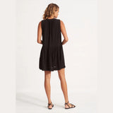 Seafolly Ladder Detail Dress In Black