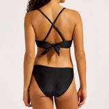 Seafolly Palermo Hipster Bikini Bottom In Black