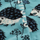 Seasalt Arty Organic Cotton Trainer Socks In Hedgehog