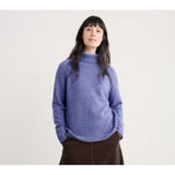 Seasalt Basset Cove Jumper Made With Merino Wool In Bilberry
