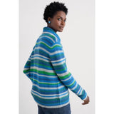 Seasalt Braque Striped Jumper with Wool In Concertina Shore Multi
