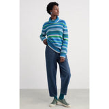 Seasalt Braque Striped Jumper with Wool In Concertina Shore Multi