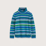Seasalt Braque Striped Jumper with Wool In Concertina Shore Multi