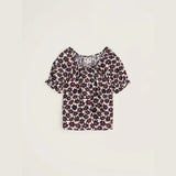 Seasalt Ceanothus Half-Sleeve Scoop Neck Top In Cosmos Chalk