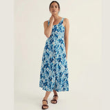 Seasalt Cornwall Sun Gleam Dress In Blue