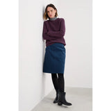 Seasalt Dovetail A-Line Skirt In Sea Cave