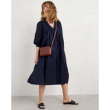 Seasalt Earth Colours Dress In Navy
