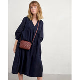 Seasalt Earth Colours Dress In Navy