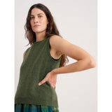 Seasalt East View Knitted Vest In Dark Olive