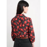 Seasalt Embrace 3/4 Sleeve Jersey Shirt In Floral Maritime