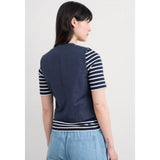 Seasalt Erica Linen Blend Waistcoat In Martime
