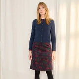 Seasalt Ferry Crossing Skirt Lino Seadweed Magpie