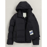 Seasalt Field Path Padded Waterproof Jacket In Black