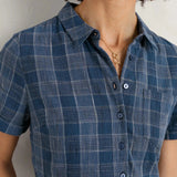 Seasalt Fleet Checked Midi Dress