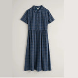 Seasalt Fleet Checked Midi Dress