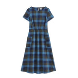 Seasalt Haneth Waisted Midi Dress In Blue