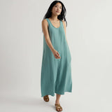 Seasalt Helleborine Above-Ankle Dress In Sardine