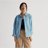Seasalt Isla Semi-Fitted Shirt In Lynher Waterfall