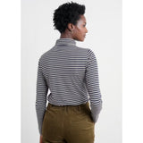 Seasalt Landing Roll Neck Top In Maritime Stripe
