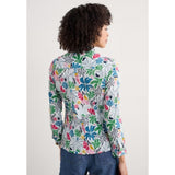 Seasalt Larissa Shirt In Flower Chalk