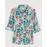 Seasalt Larissa Shirt In Flower Chalk