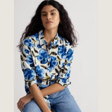 Seasalt Larissa Shirt In Pansy Chalk