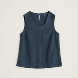 Seasalt Lighthouse Station Linen Vest In Maritime