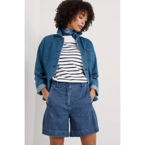 Seasalt Lowarth Shorts In Mid Wash