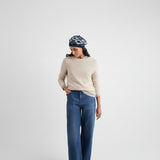 Seasalt Makers Cotton Jumper In Limestone